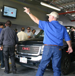 Photo of ring man at Houston Auto Auction